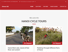 Tablet Screenshot of hanoicycle.com